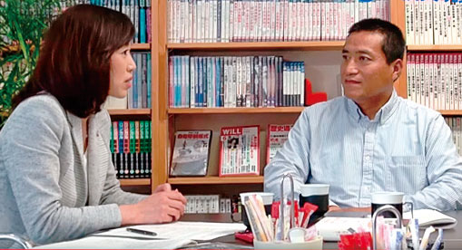 雑誌の企画で、天安門事件の生き証人である方政(ほう・せい)氏と対談。
